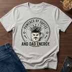 Powered by coffee and Dad energy T-Shirt