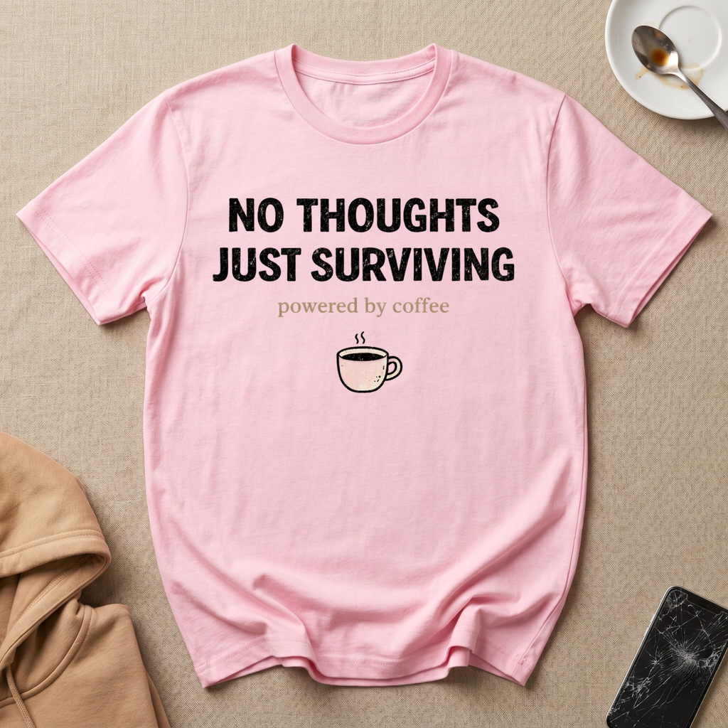 No Thoughts Just Surviving T-Shirt