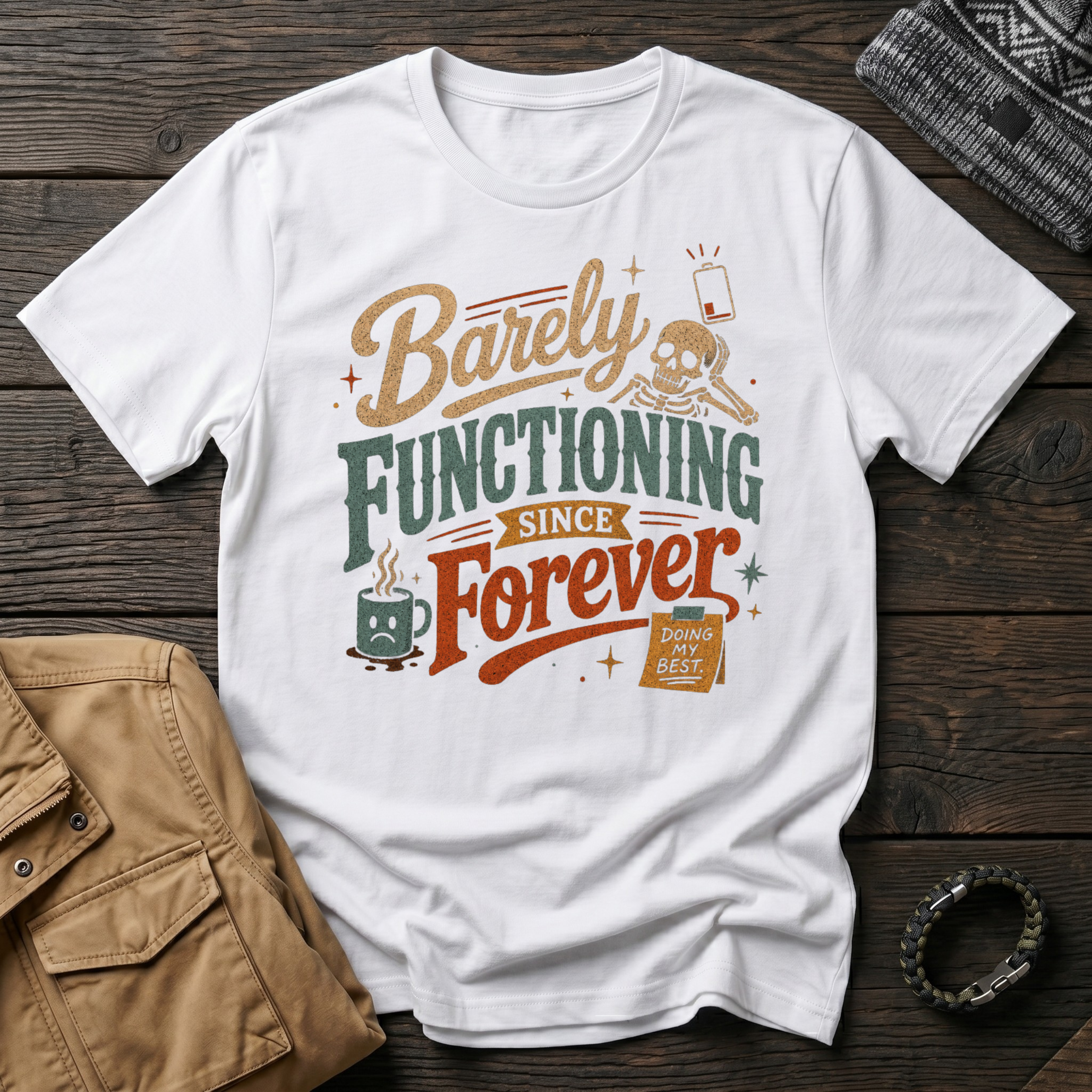 Barely Functioning Forever T-Shirt