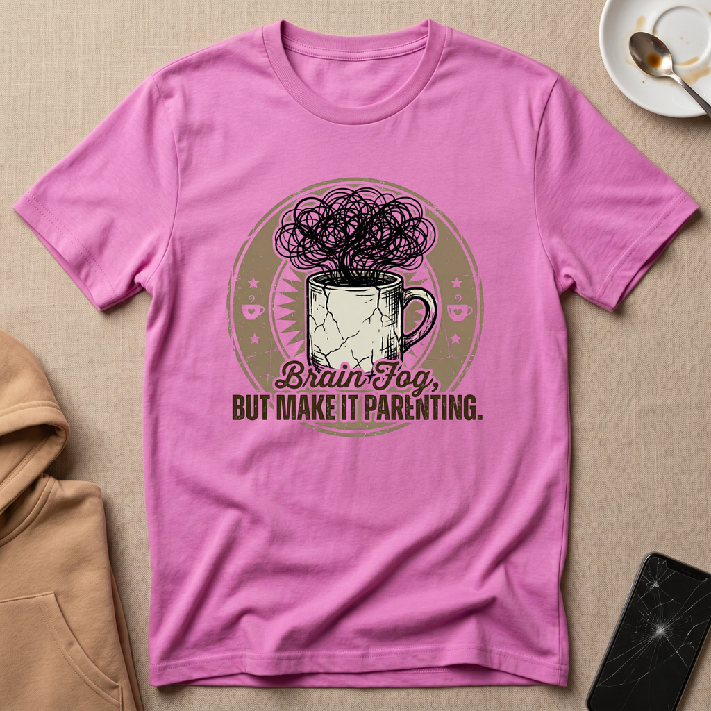 Brain Fog But Make it Parenting T-Shirt
