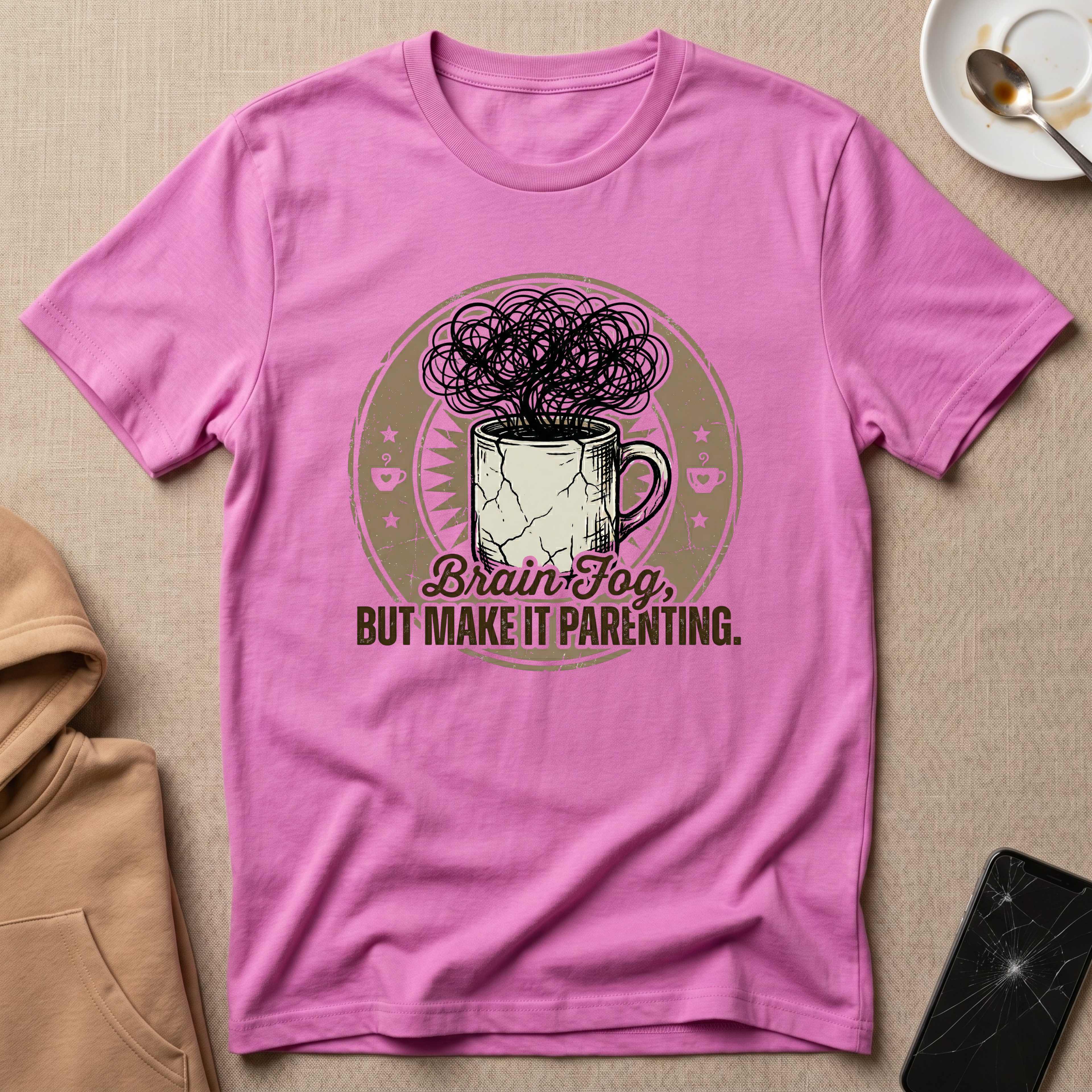 Brain Fog But Make it Parenting T-Shirt