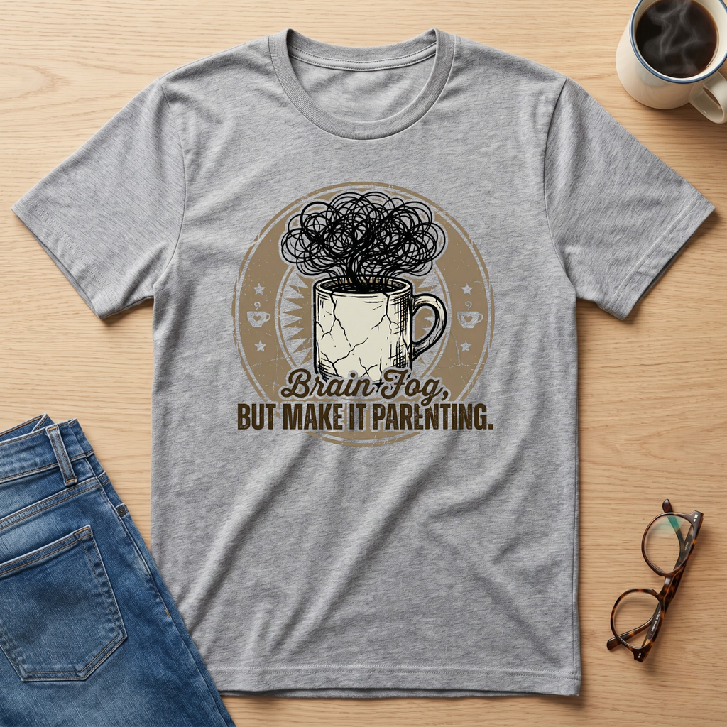Brain Fog But Make it Parenting T-Shirt