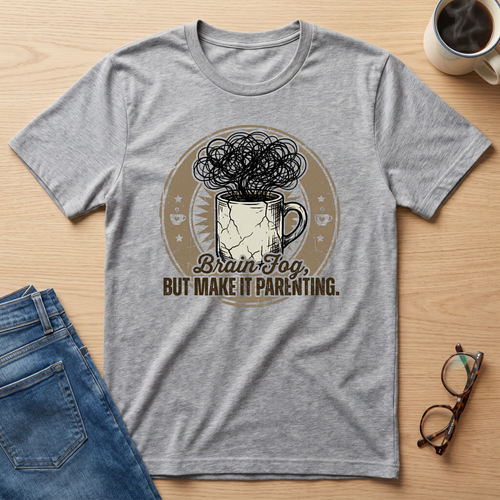 Brain Fog But Make it Parenting T-Shirt