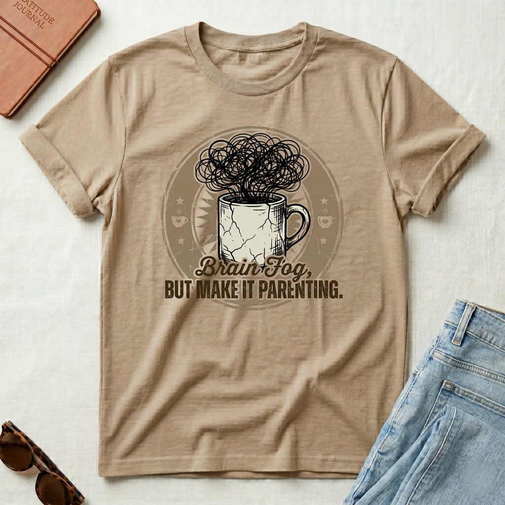 Brain Fog But Make it Parenting T-Shirt