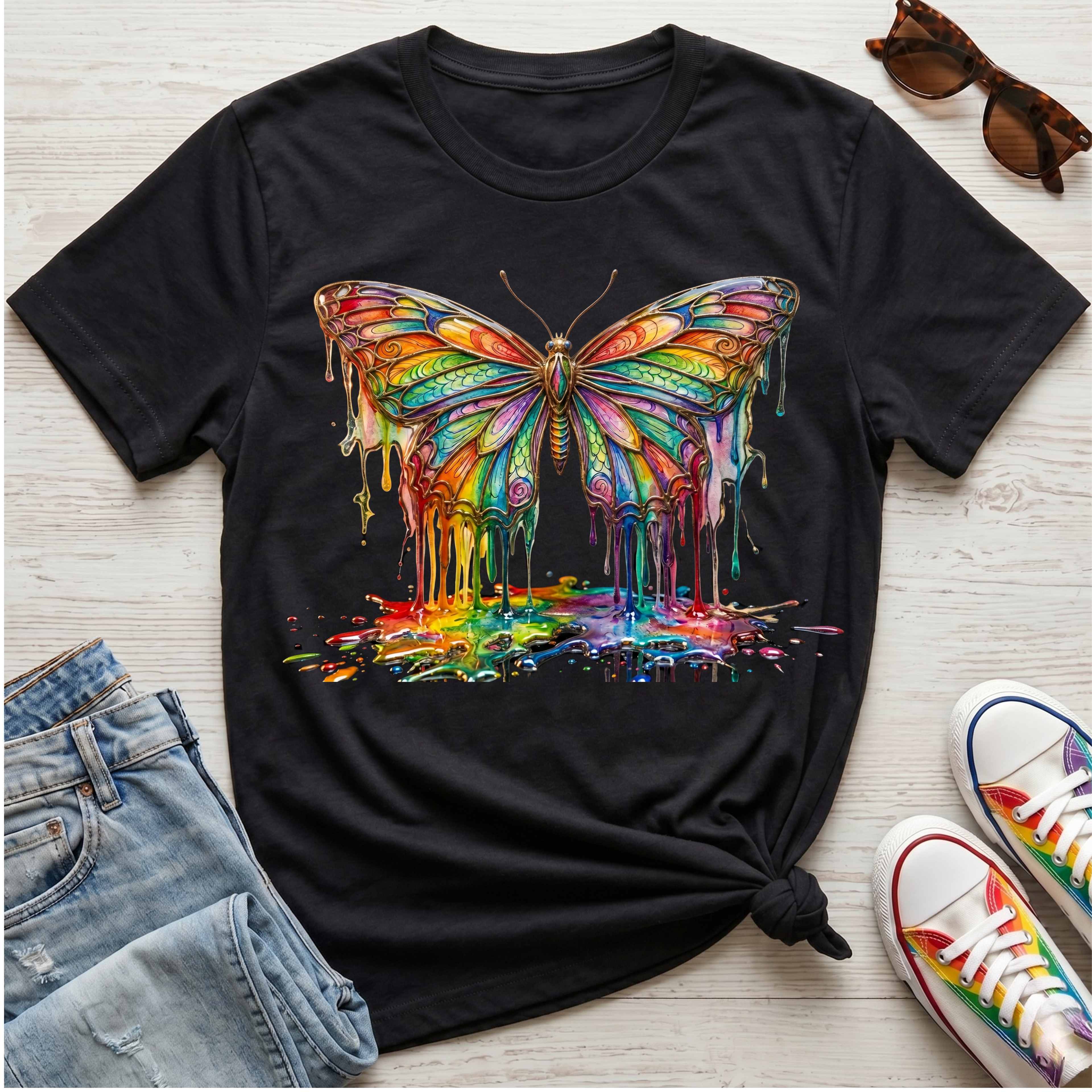Butterfly Rainbow T-Shirt