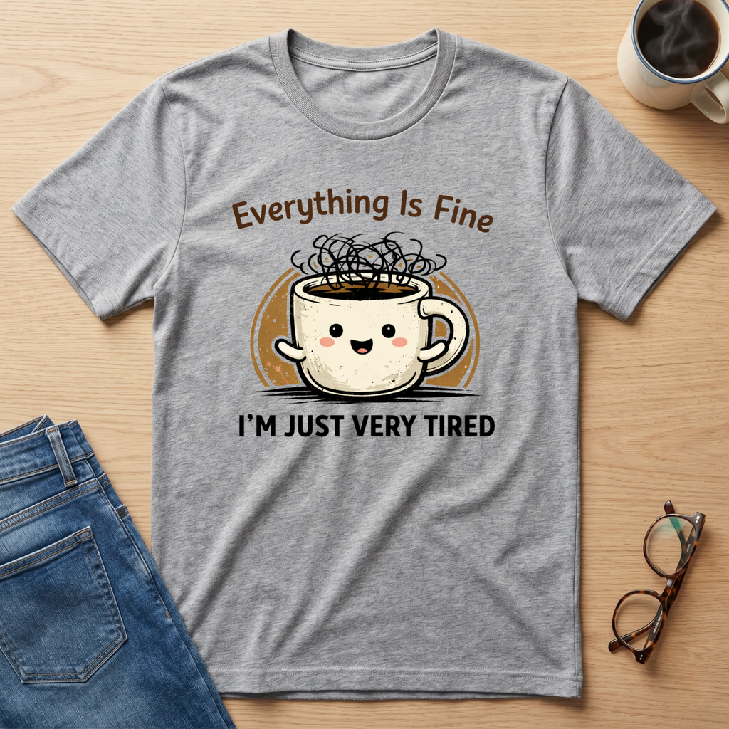 Everything is Fine Just Tired T-Shirt