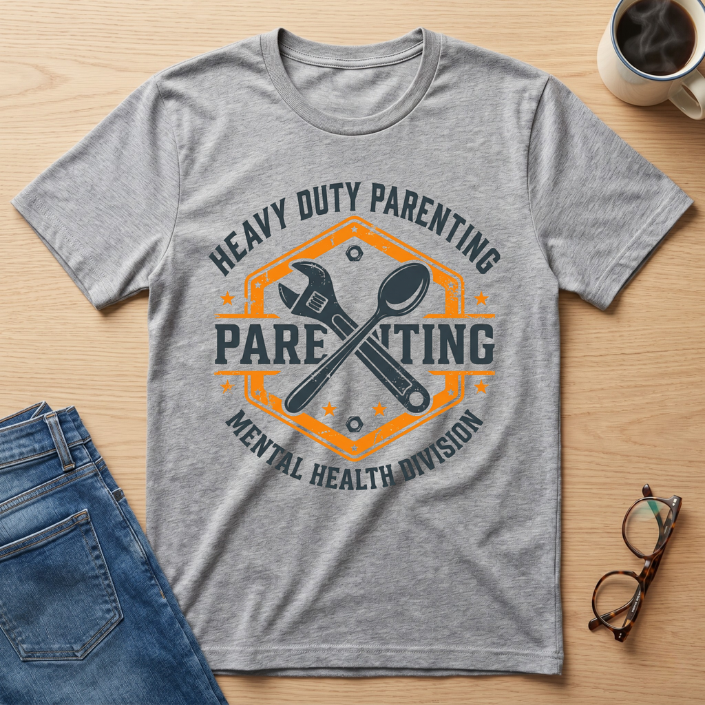 Heavy Duty Parenting (Mental Health Division) T-Shirt