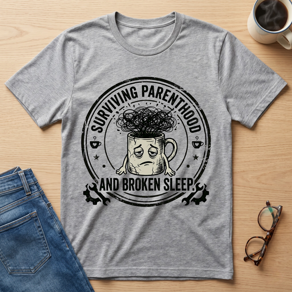 Surviving Parenthood and Broken Sleep T-Shirt