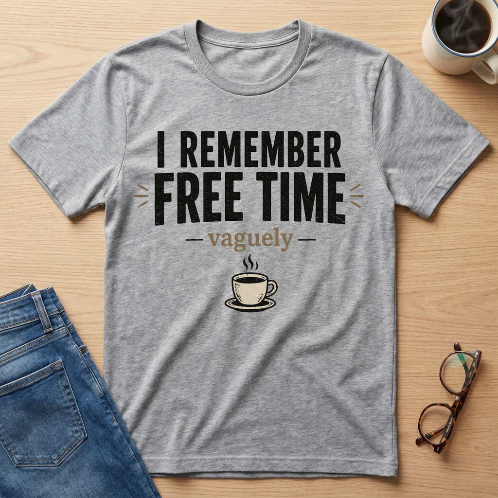I Remember Free Time (Vaguely) T-Shirt