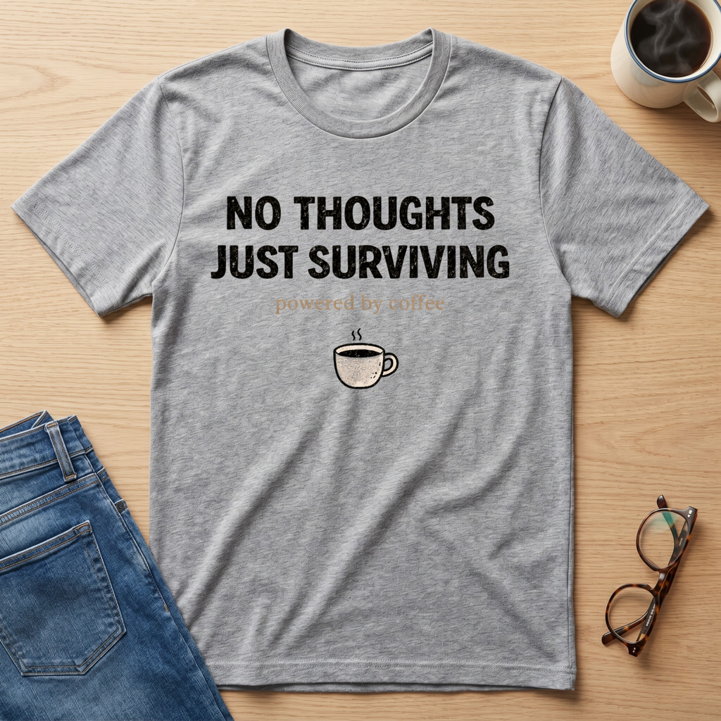 No Thoughts Just Surviving T-Shirt