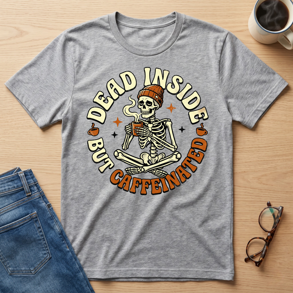 Dead Inside But Caffeinated T-Shirt