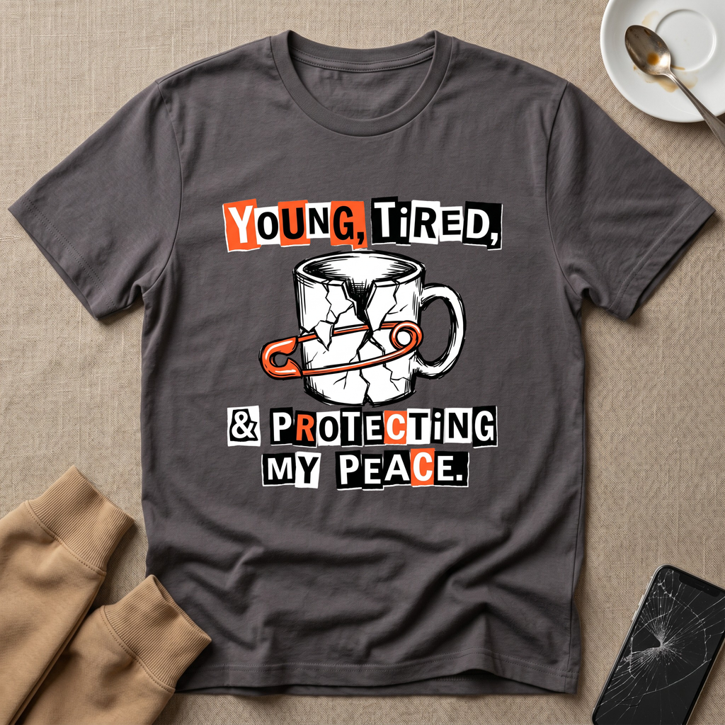 Young Tired and Protecting my Peace T-Shirt