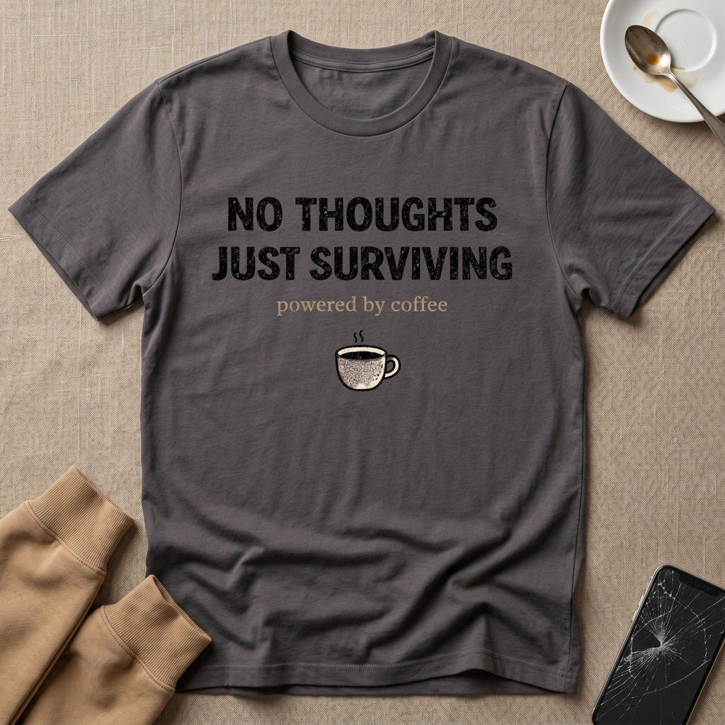 No Thoughts Just Surviving T-Shirt