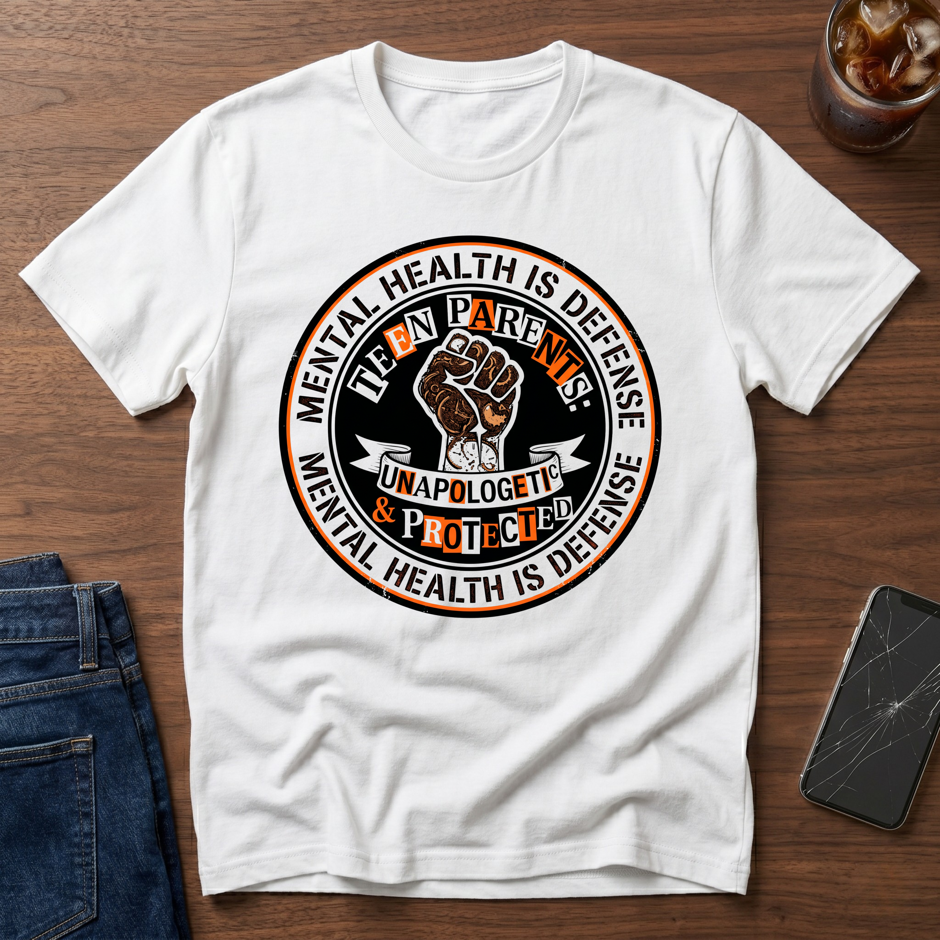 Mental Health Is Defense Teen Parent T-Shirt