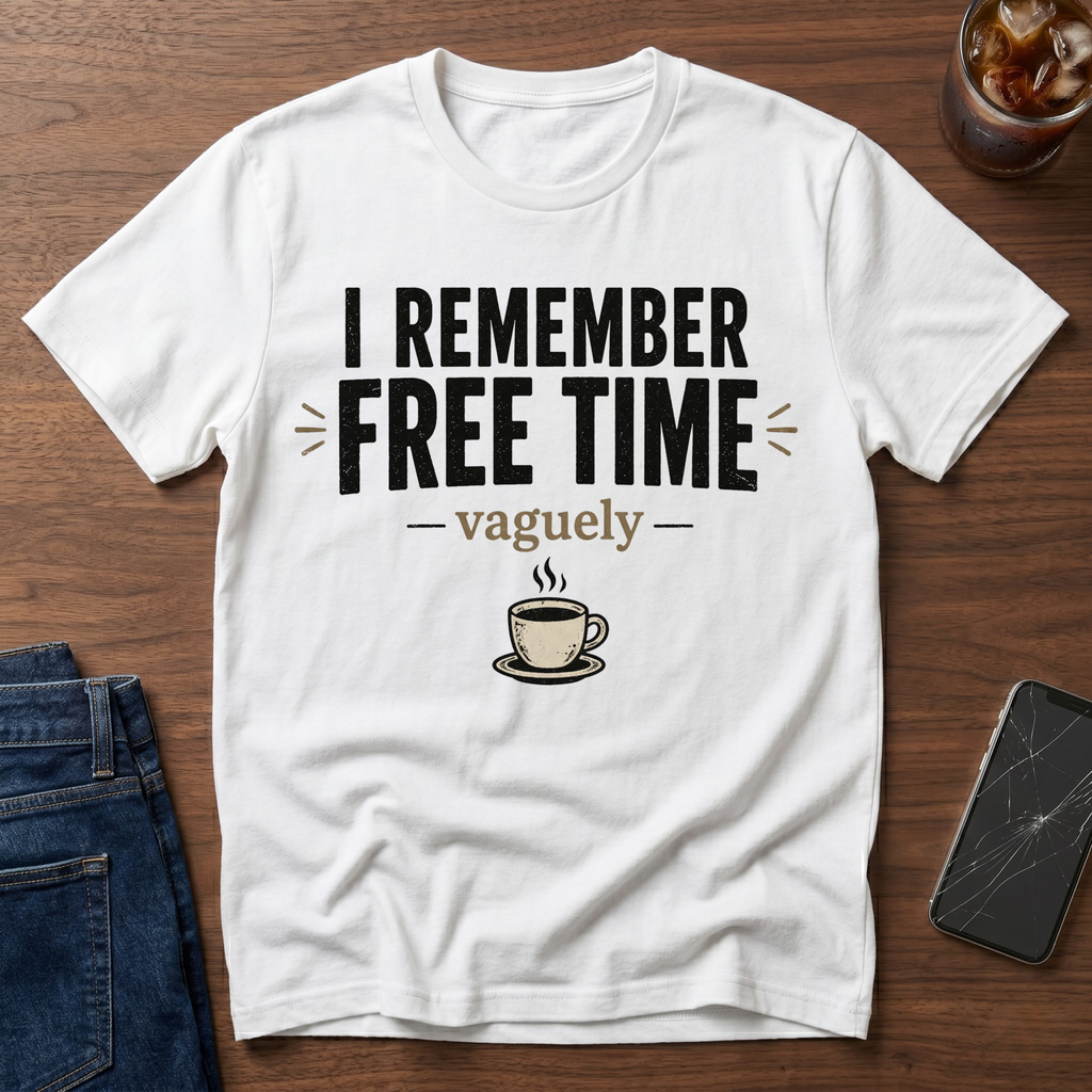 I Remember Free Time (Vaguely) T-Shirt