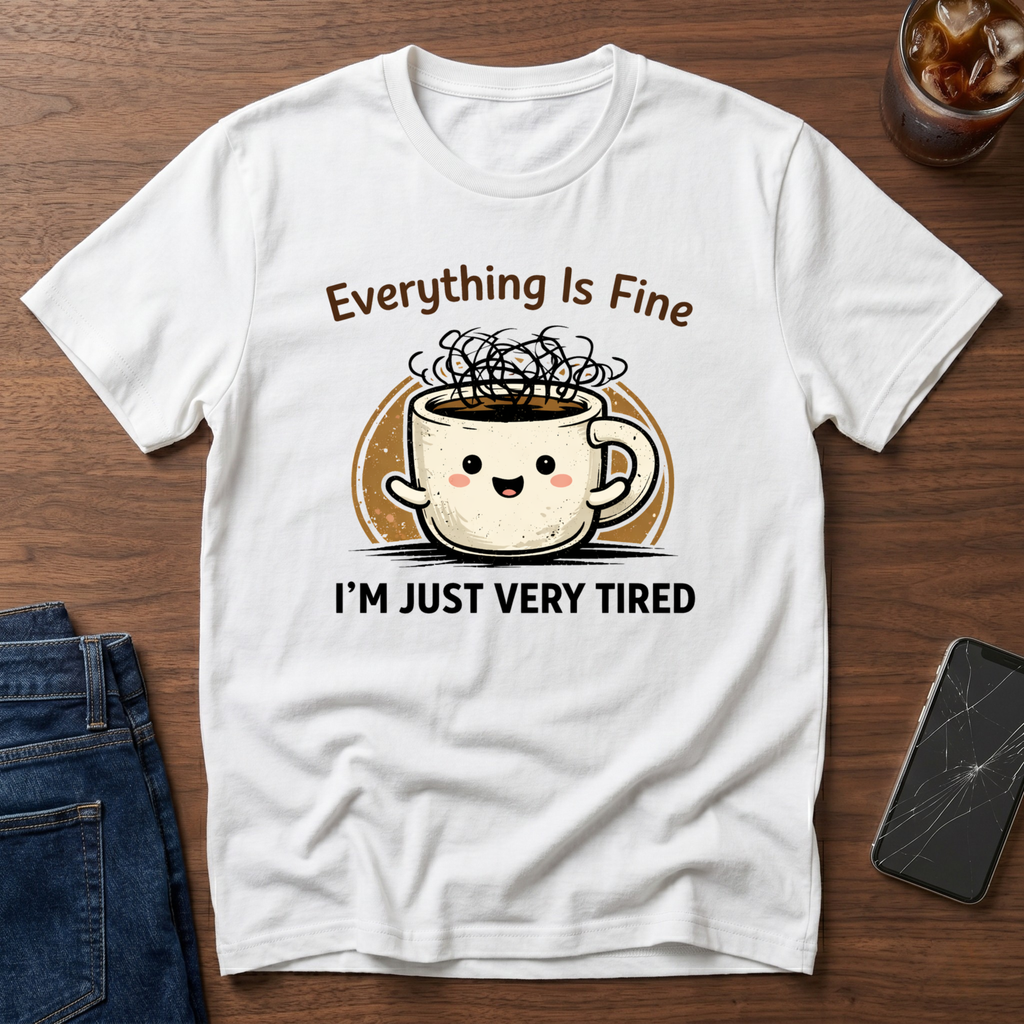 Everything is Fine Just Tired T-Shirt