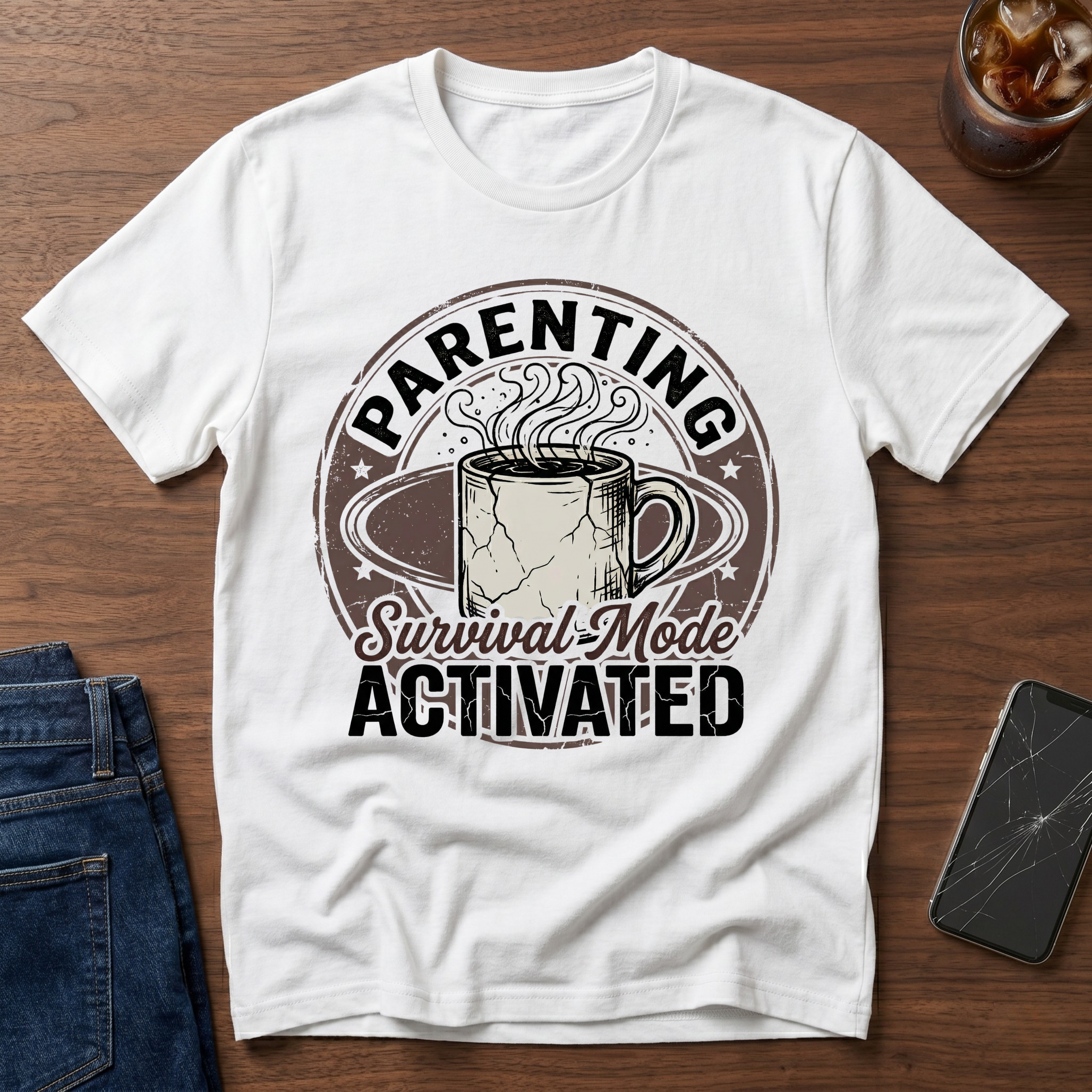 Parenting Survival Mode Activated T-Shirt