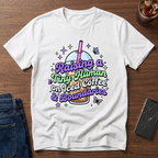 Raising A Tiny Human On Iced Coffee T-Shirt