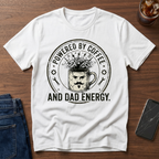 Powered by coffee and Dad energy T-Shirt