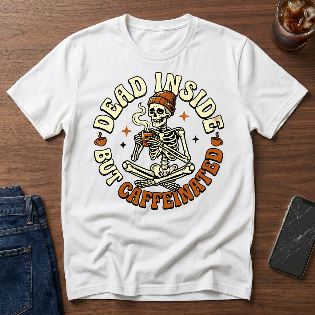 Dead Inside But Caffeinated T-Shirt