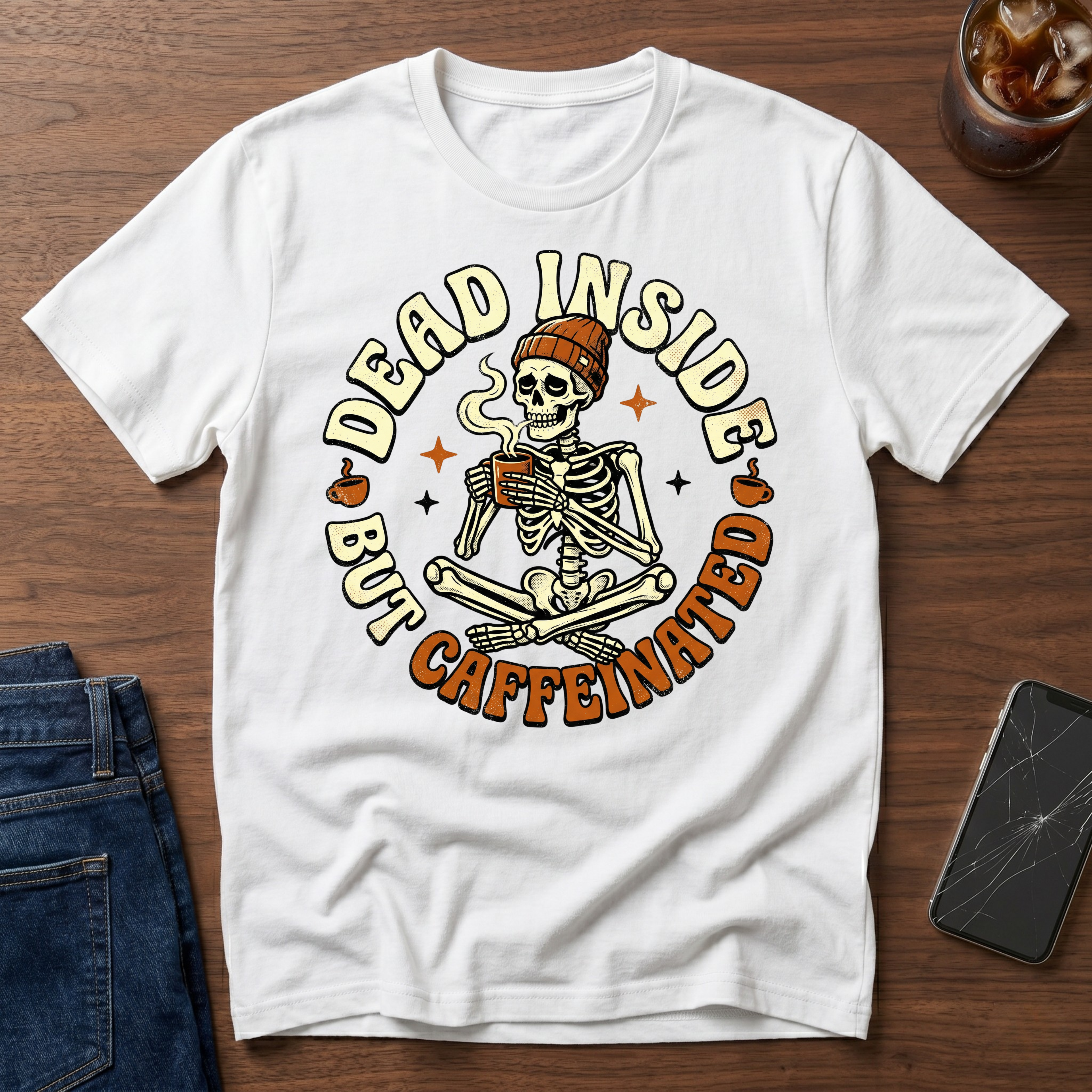 Dead Inside But Caffeinated T-Shirt