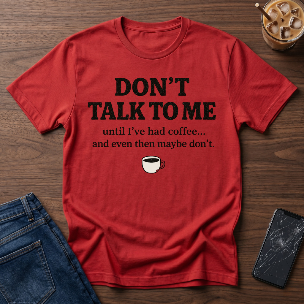 Don't Talk to Me Until I've Had Coffee T-Shirt