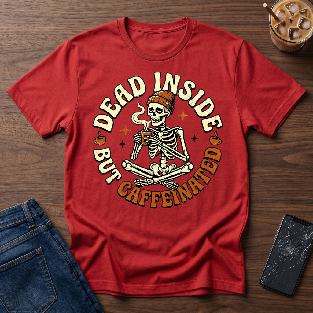 Dead Inside But Caffeinated T-Shirt