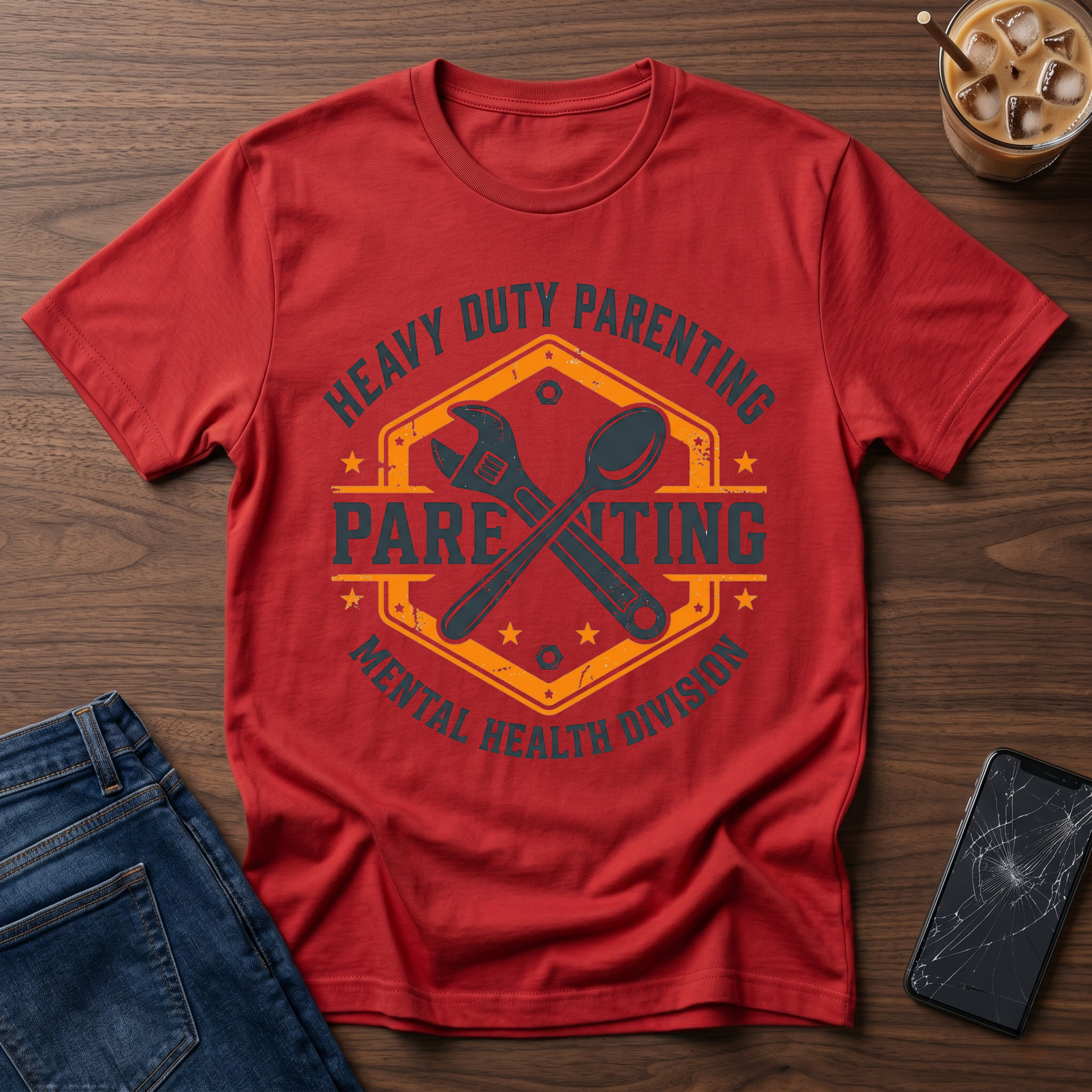 Heavy Duty Parenting (Mental Health Division) T-Shirt