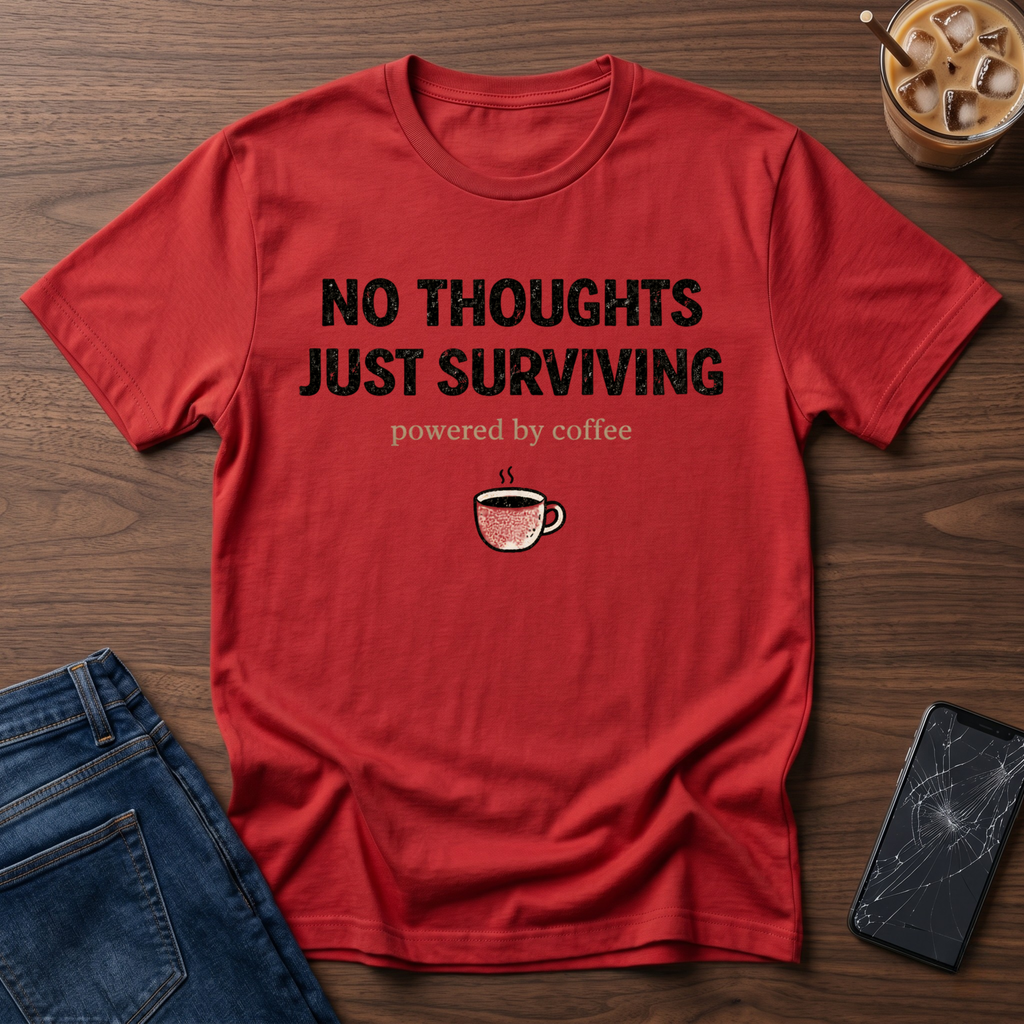 No Thoughts Just Surviving T-Shirt