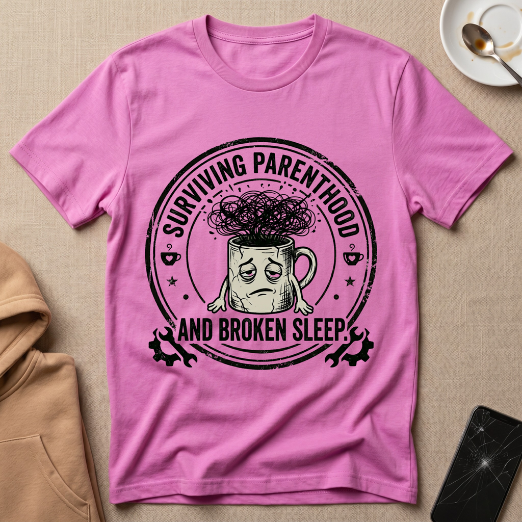 Surviving Parenthood and Broken Sleep T-Shirt