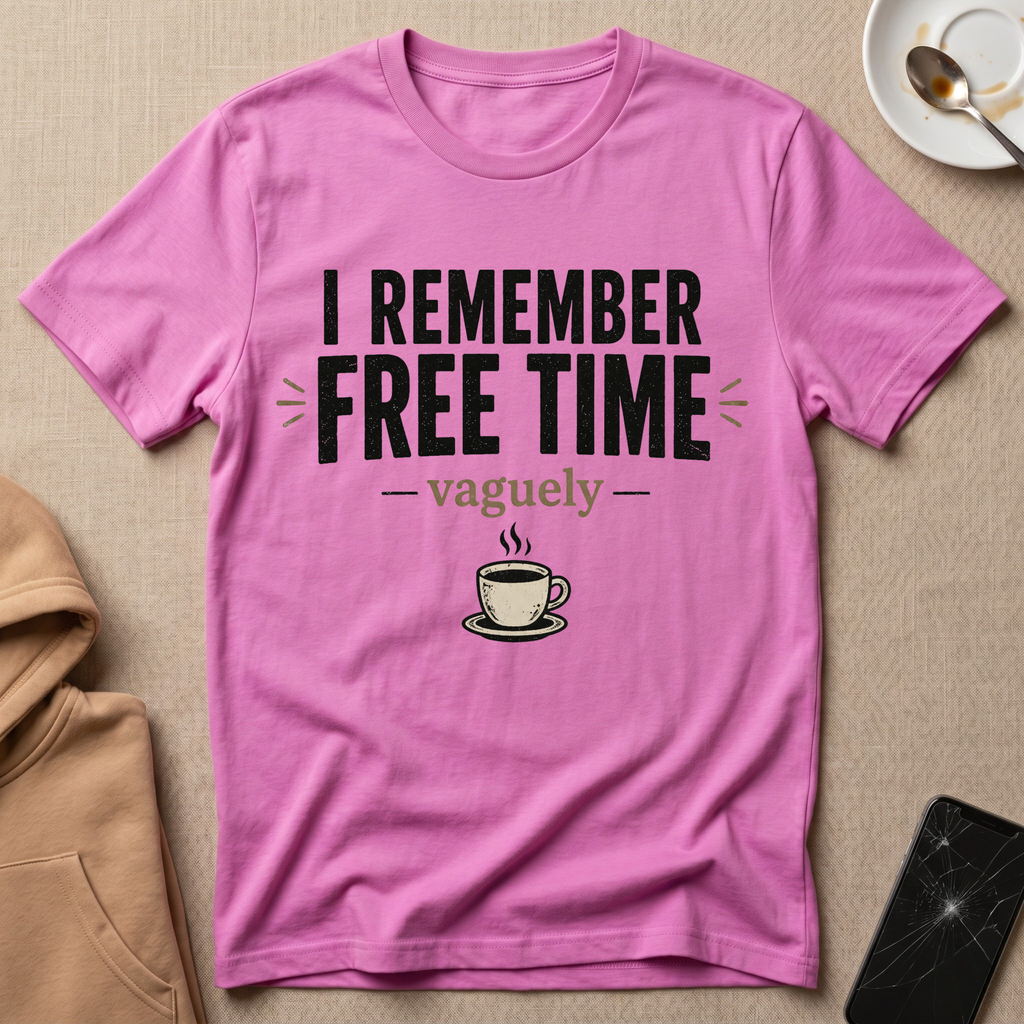 I Remember Free Time (Vaguely) T-Shirt