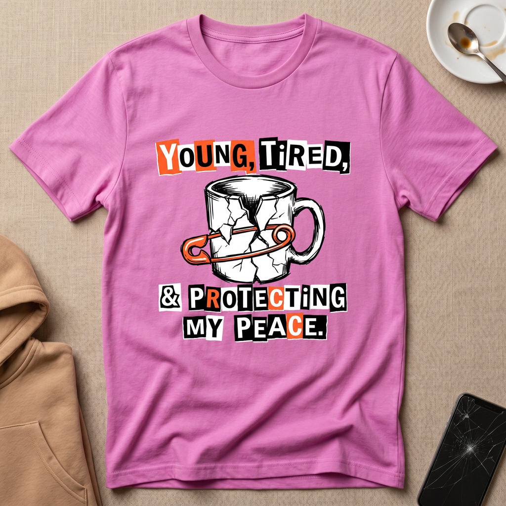 Young Tired and Protecting my Peace T-Shirt