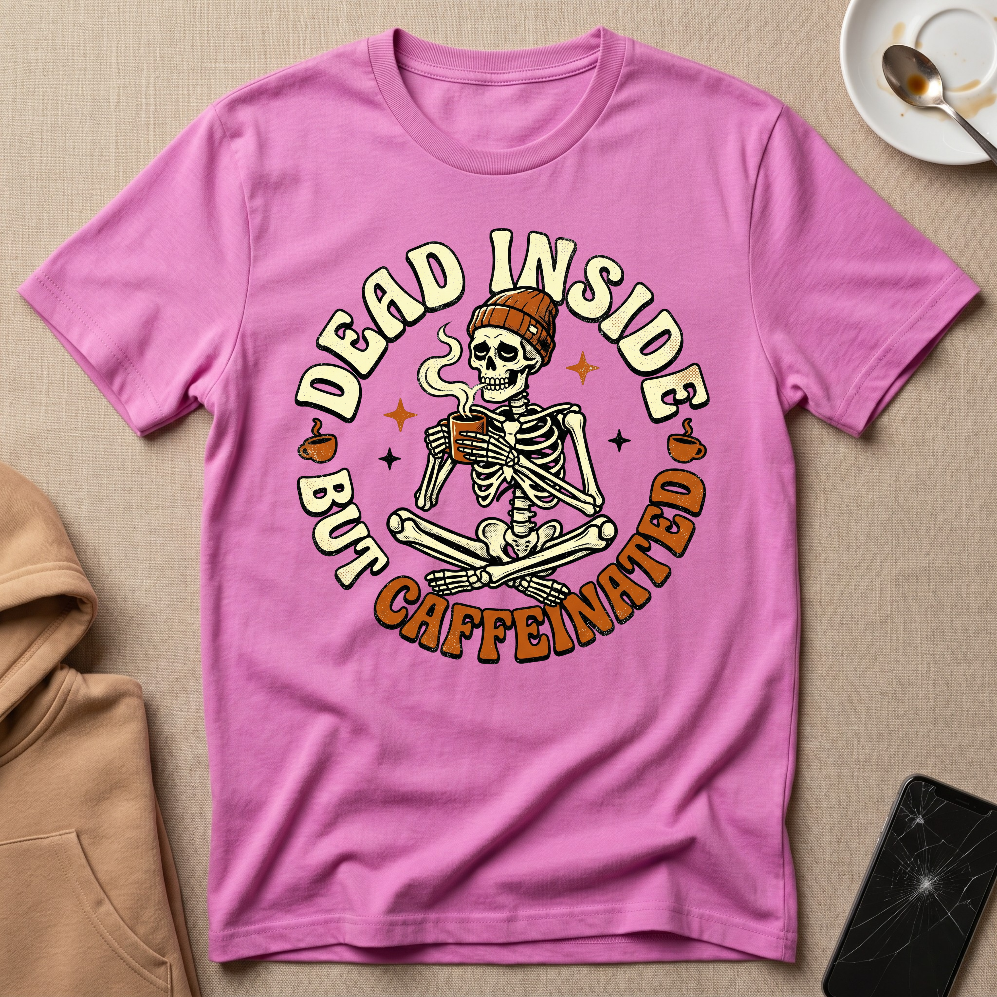 Dead Inside But Caffeinated T-Shirt