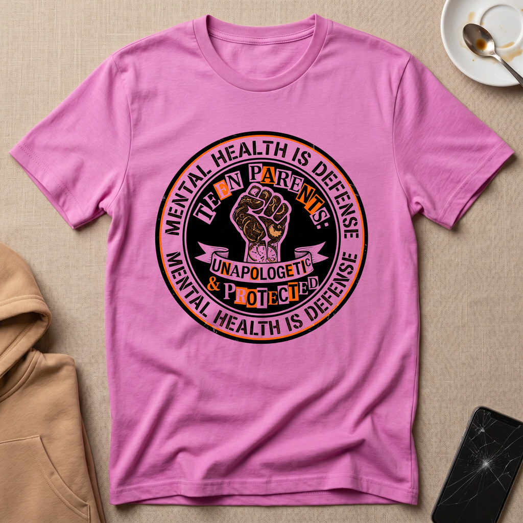 Mental Health Is Defense Teen Parent T-Shirt