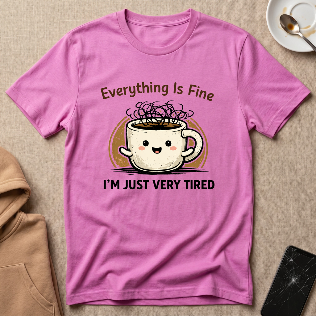 Everything is Fine Just Tired T-Shirt