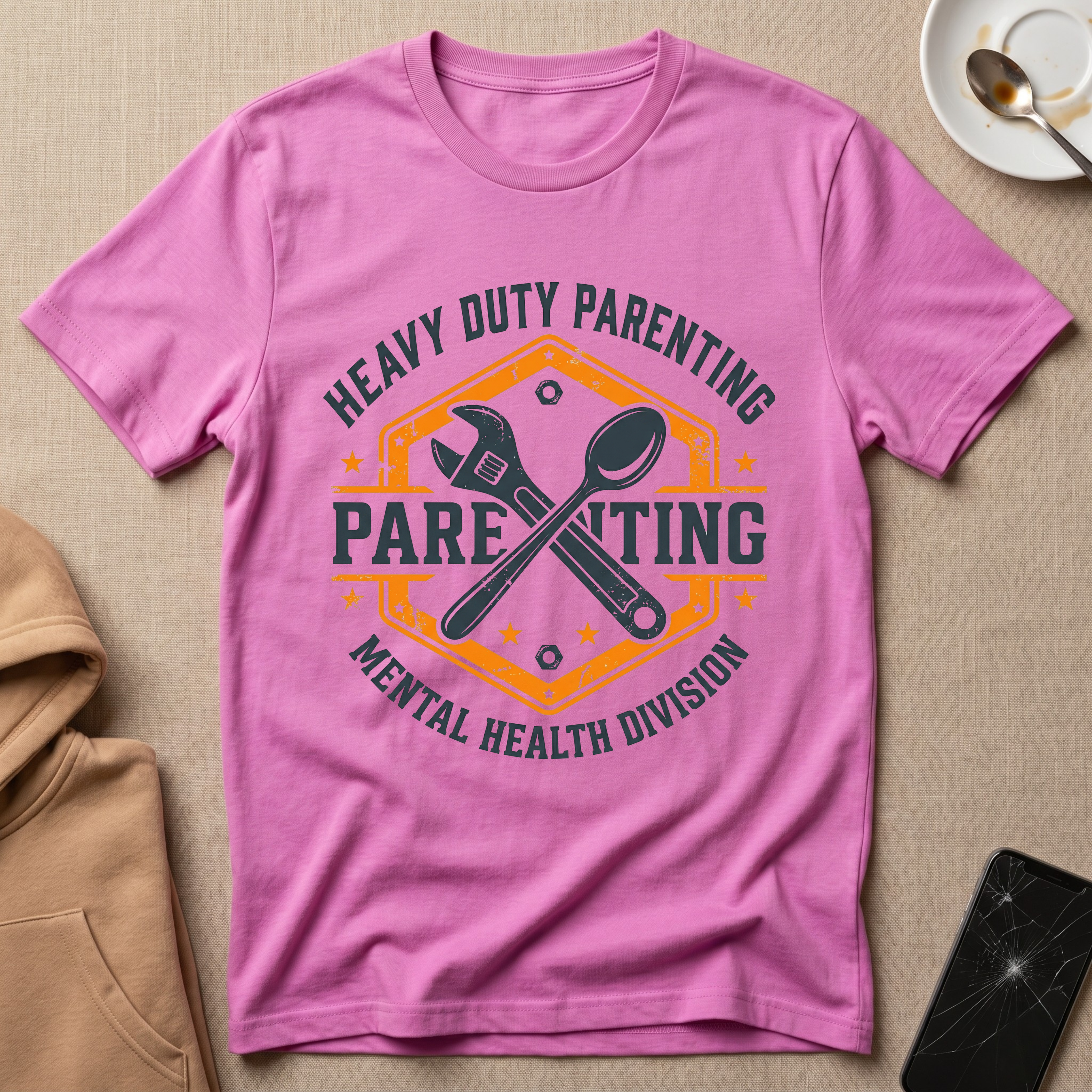 Heavy Duty Parenting (Mental Health Division) T-Shirt
