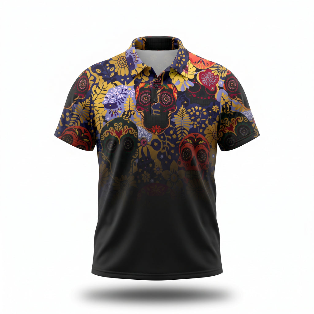 Candy Skull Polo (Unisex)
