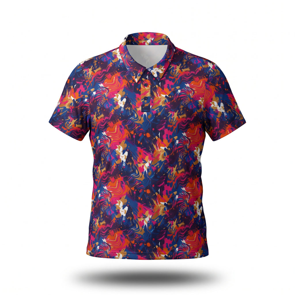 Abstract Love Polo (Unisex)