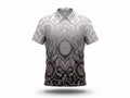 Ornate White Fade Polo (Unisex)