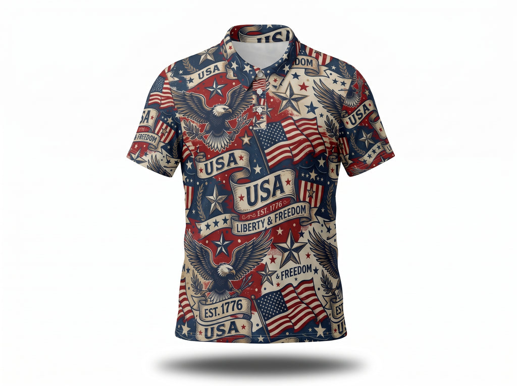 All American Polo (Unisex)