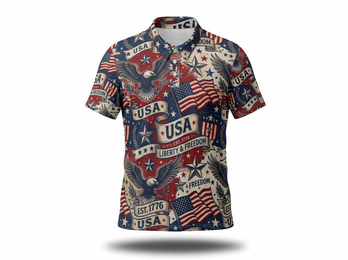 All American Polo (Unisex)
