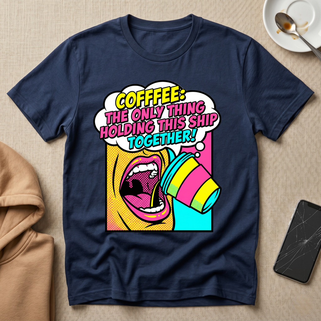 Coffee The Only Thing Holding It Together T-Shirt