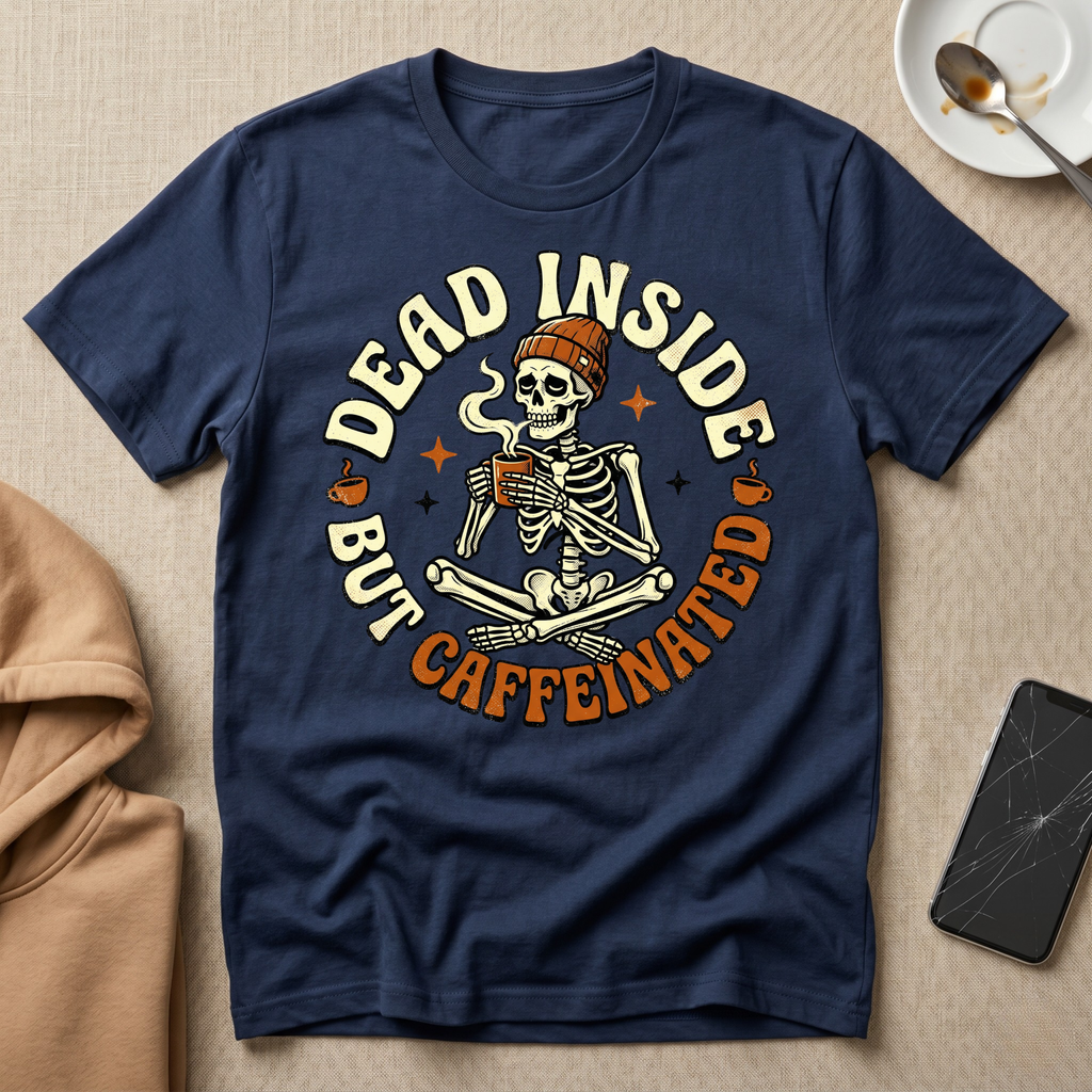Dead Inside But Caffeinated T-Shirt