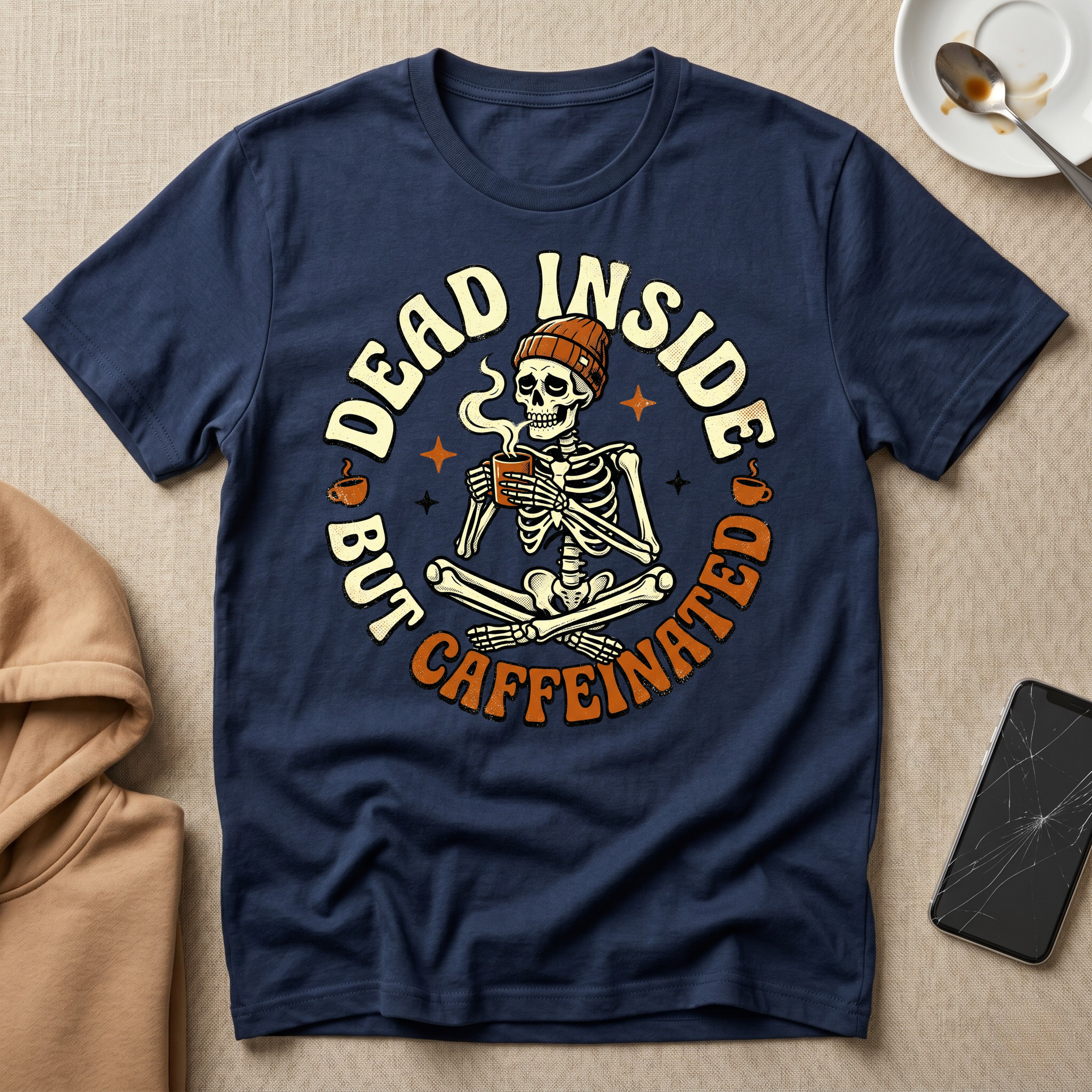Dead Inside But Caffeinated T-Shirt