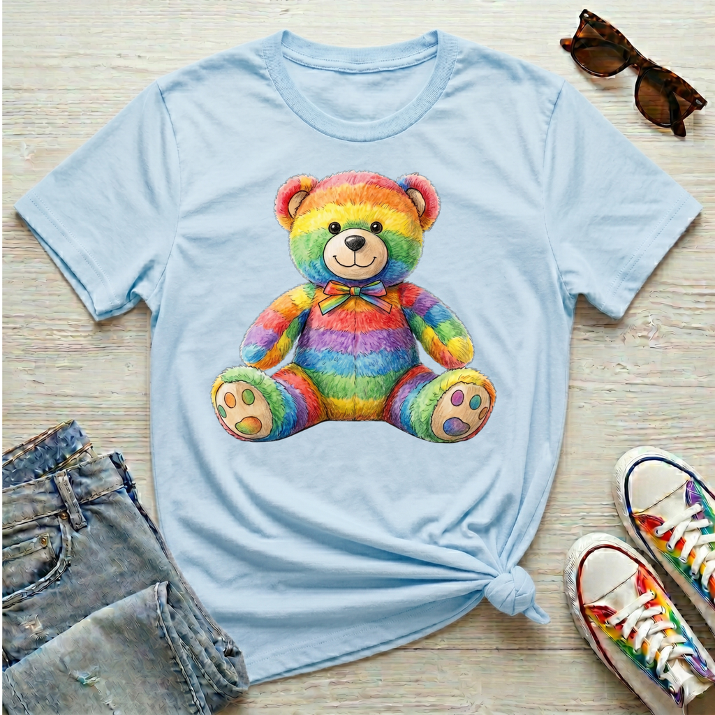 Teddy Bear Rainbow T-Shirt