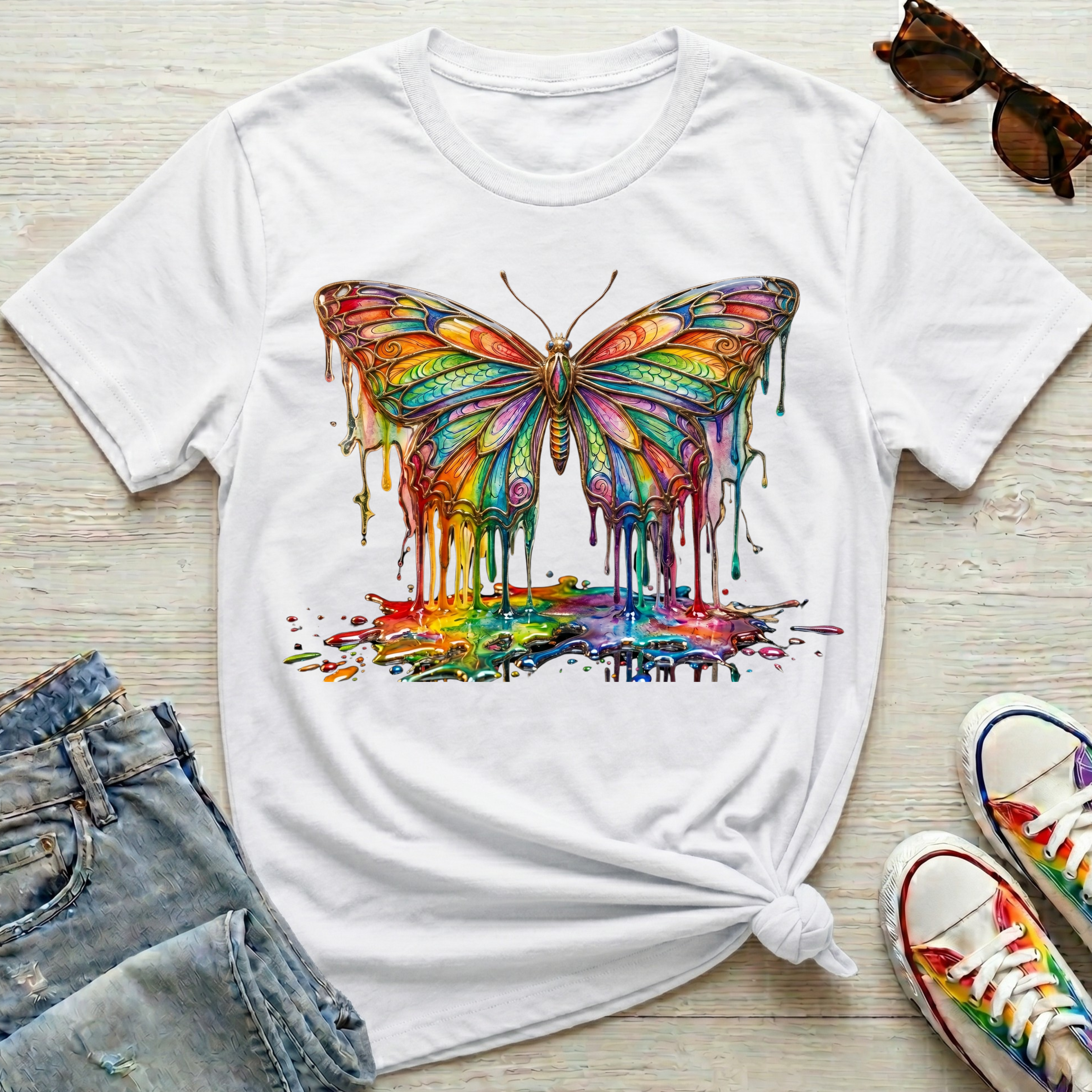 Butterfly Rainbow T-Shirt