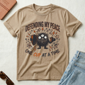 Defending My Peace One Cup At A Time T-Shirt