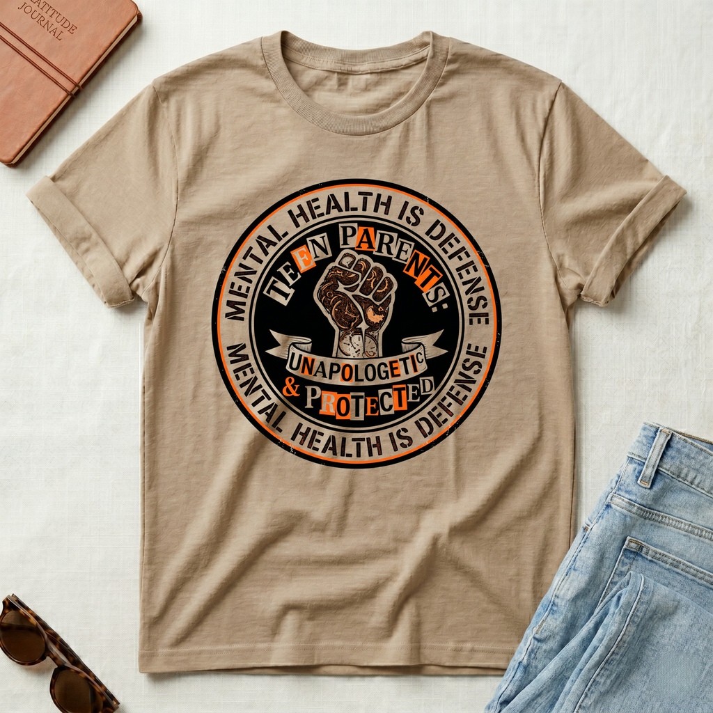 Mental Health Is Defense Teen Parent T-Shirt