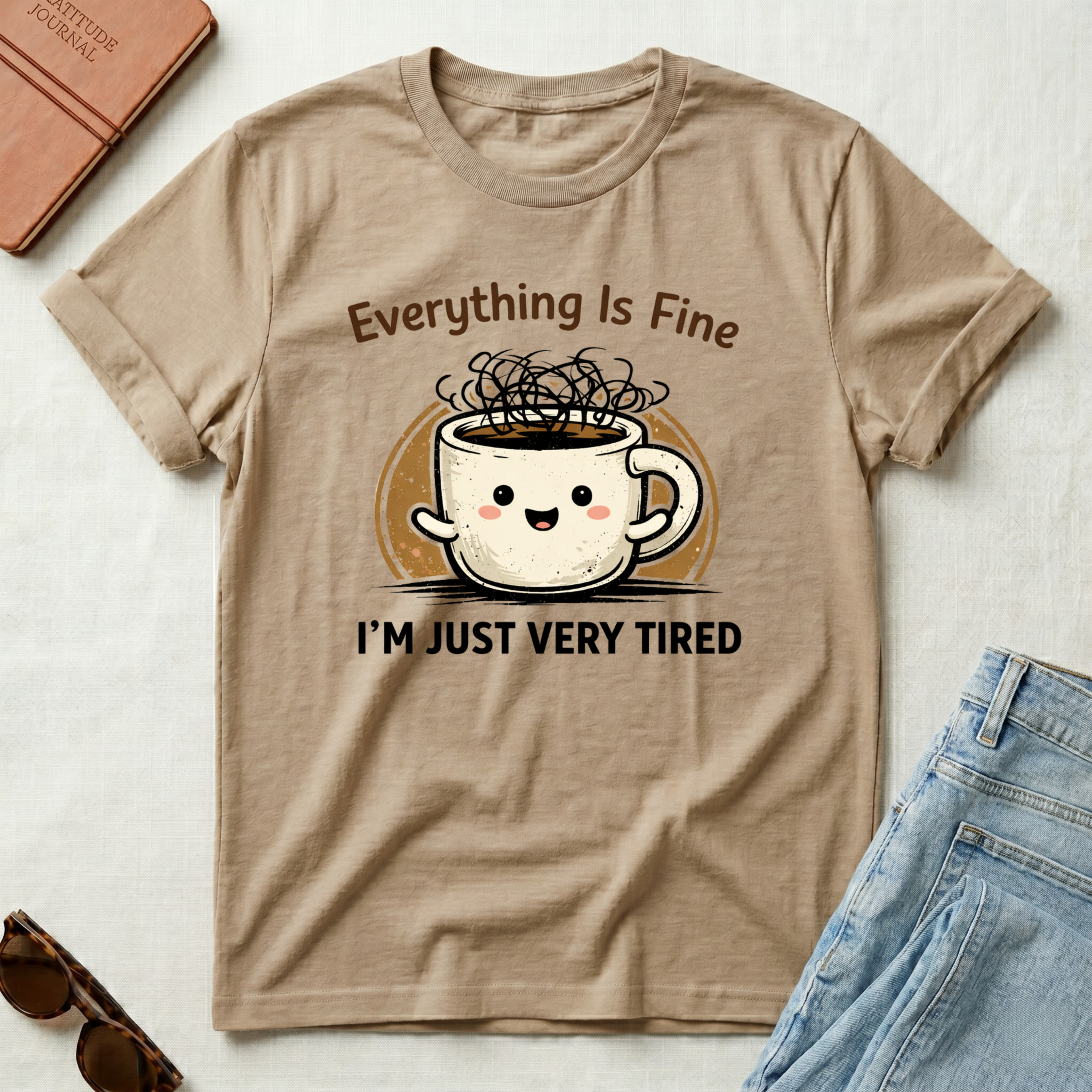 Everything is Fine Just Tired T-Shirt