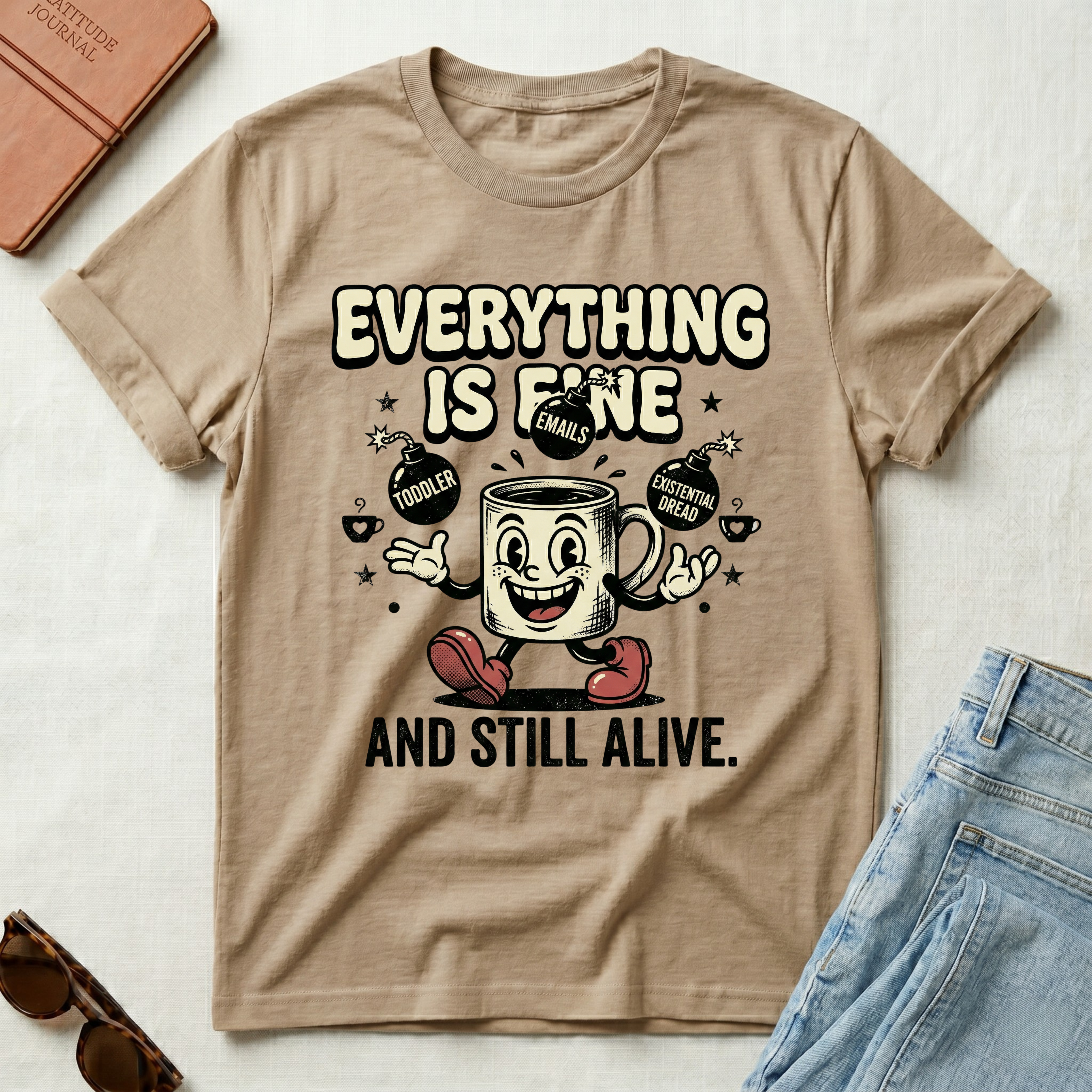 Everything is Fine & Still Alive 1930 T-Shirt